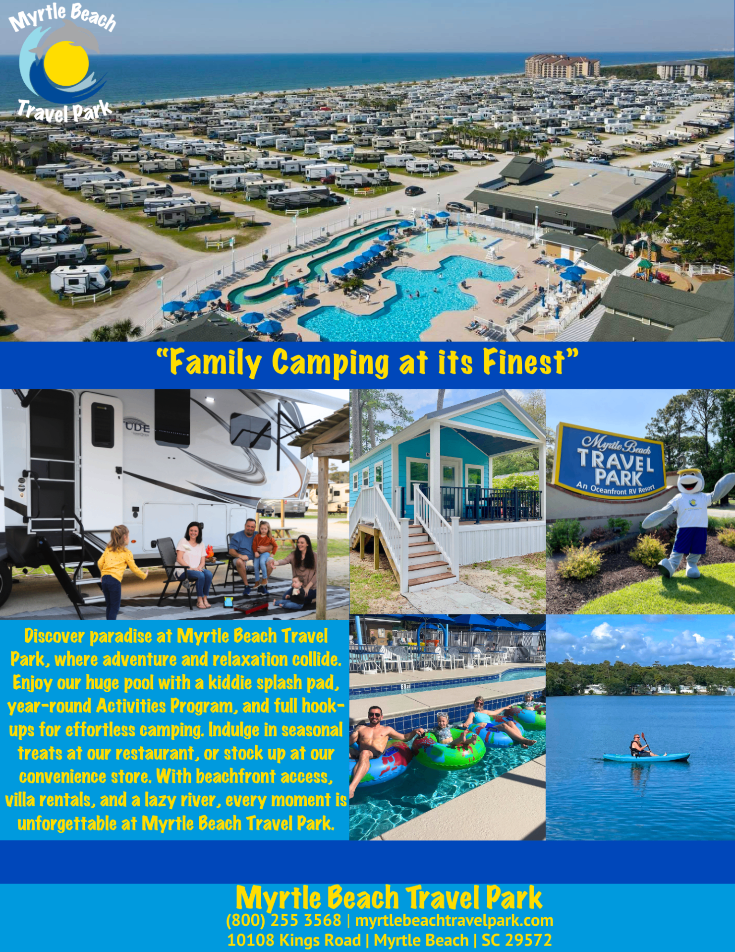 Myrtle Beach Travel Park ad